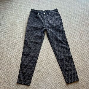 Men’s Vintage Fendi print jeans